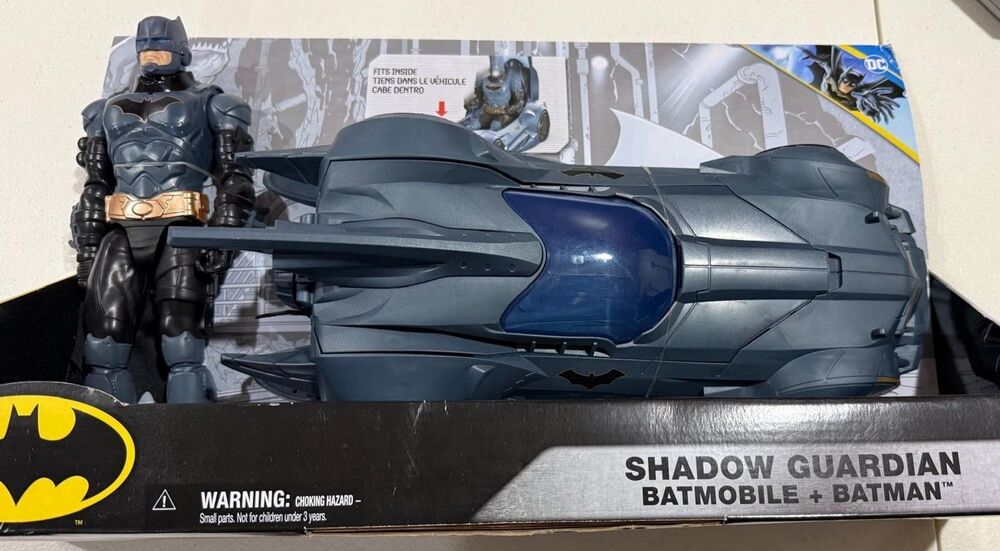 DC Batman - Shadow Guardian Batmobile and Batman Action Figure (Read Note)
